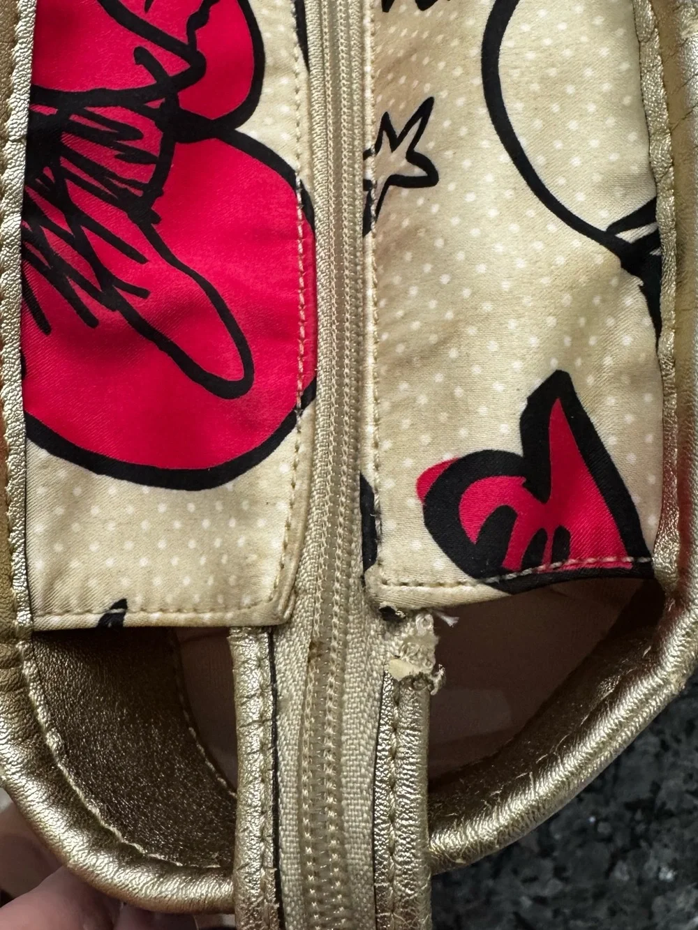Coach Poppy Kyra Floral Print Tote Bag in Beige and Red